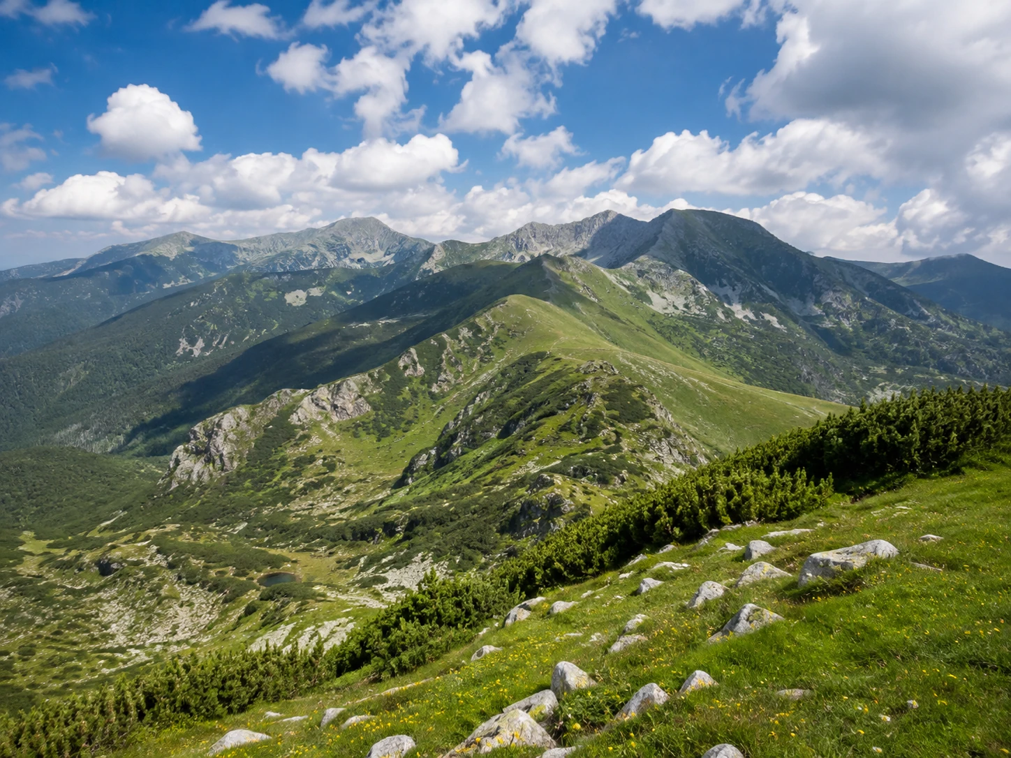 Mountain landscape in Bulgaria