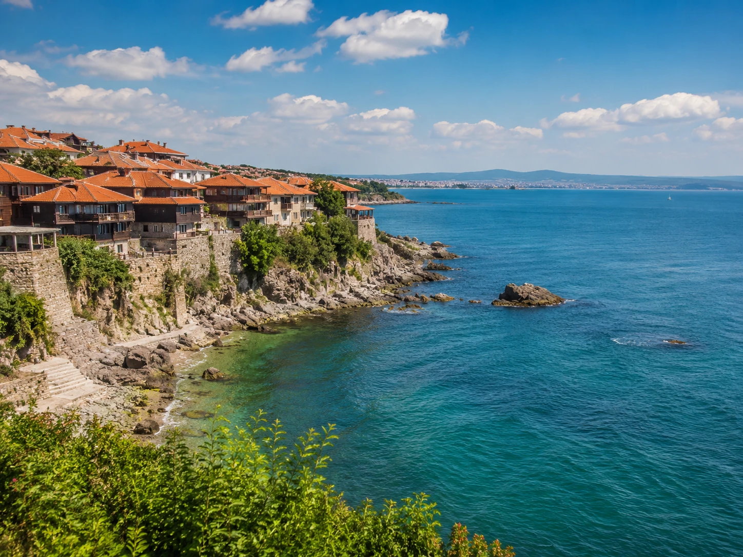 Nessebar on the Bulgarian Black Sea coast